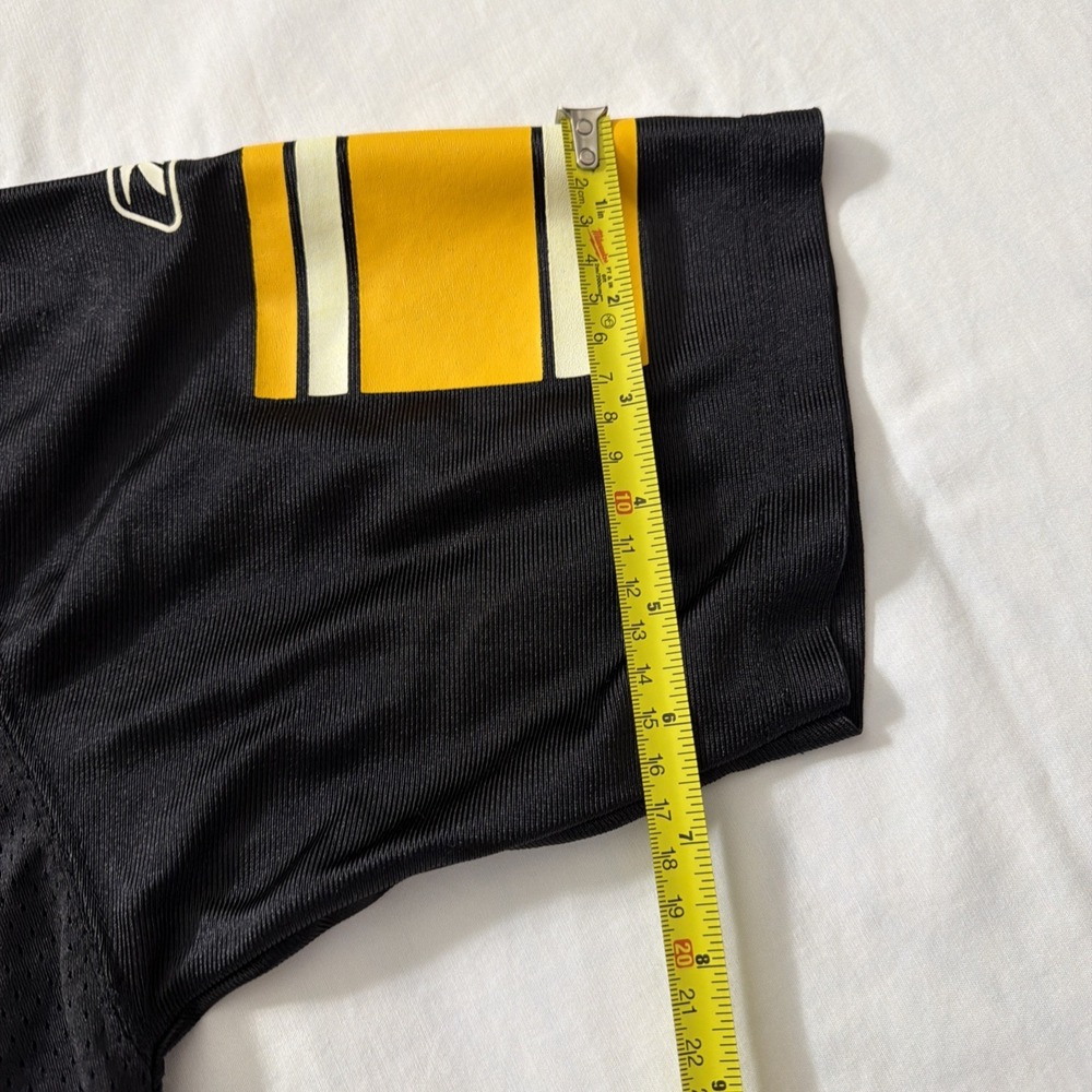 Pittsburgh Steelers #43 Troy Polamalu Jersey Youth Large 14-16 NFL Apparel Footb - Picture 6 of 16